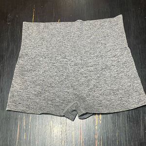 Colsie High Waist Gray Knit Shorts